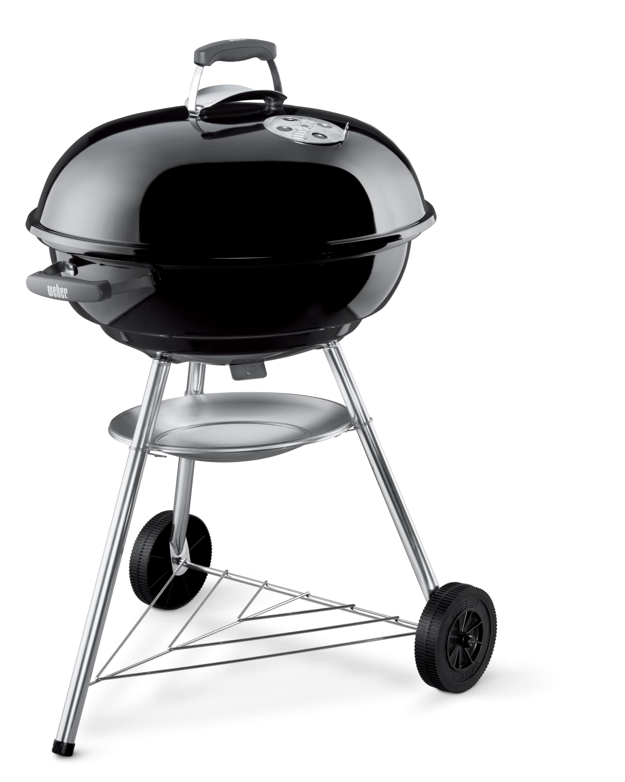 Weber Jumbo Joe 22-inch grill lid in black with durable heat retention