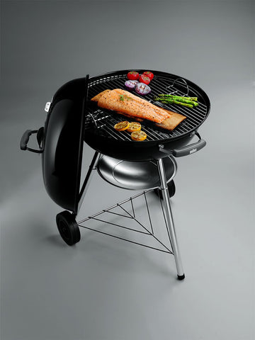 Weber Jumbo Joe airflow dampers provide precise temperature control