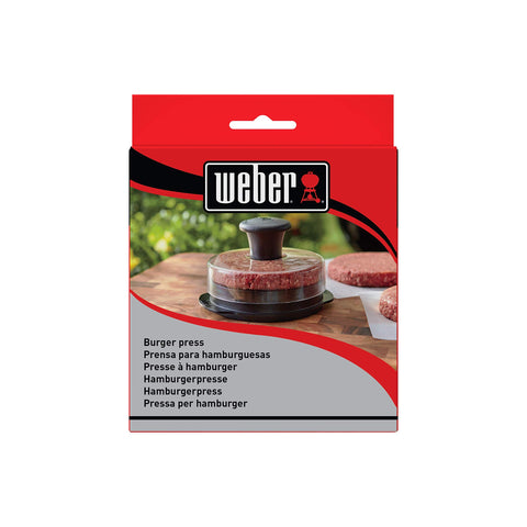 Weber Original Burger Press detachable handle facilitates easy cleaning