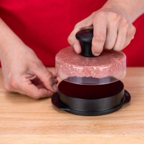 Weber Original Burger Press flat patty design promotes even sear