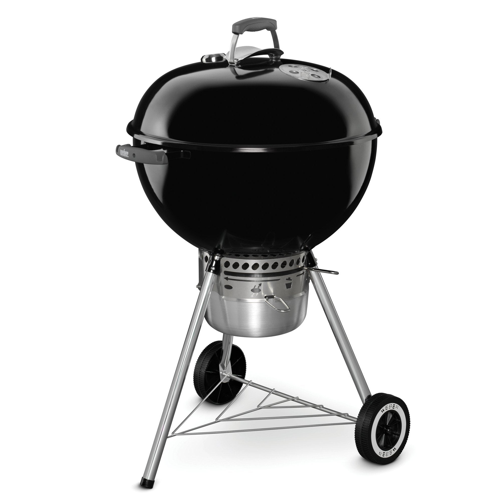 Weber Original Kettle Premium front view shows rugged design and reliable grilling