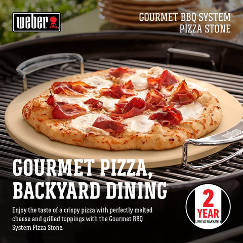 Cordierite closeup of Weber pizza stone highlighting moisture absorption