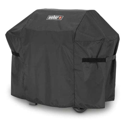 Breathable yet water resistant, this Weber cover protects your grill from moisture.