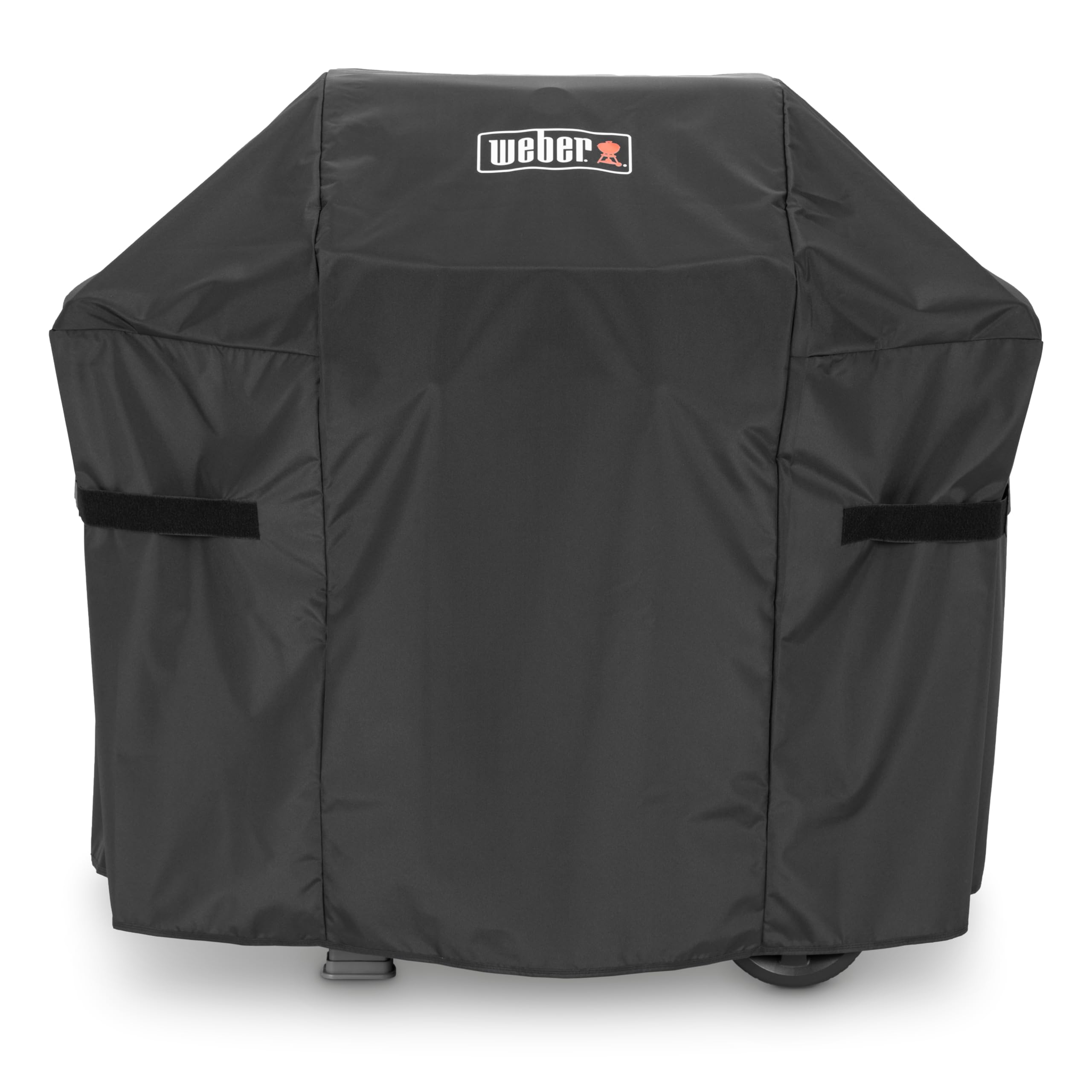 Weber Premium cover on Spirit small grill shields from rain and sun