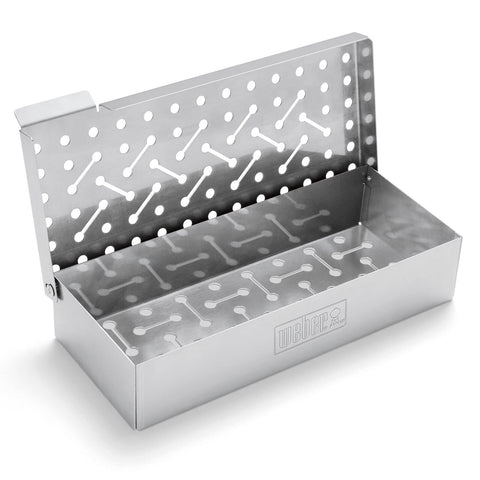 Weber Smoker Box infuses vegetables and meats with smoky notes.