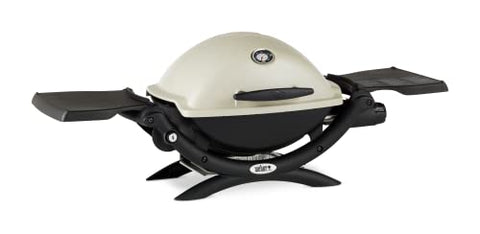 Weber Q1200 porcelain-enameled cast-iron grates deliver flavorful sear