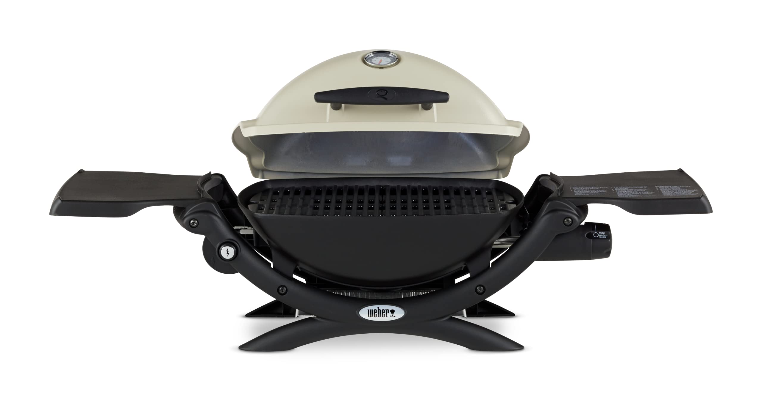 Weber Q1200 electronic push-button ignition for quick starts