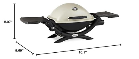 Weber Q1200 LP cylinder compatibility with optional hose