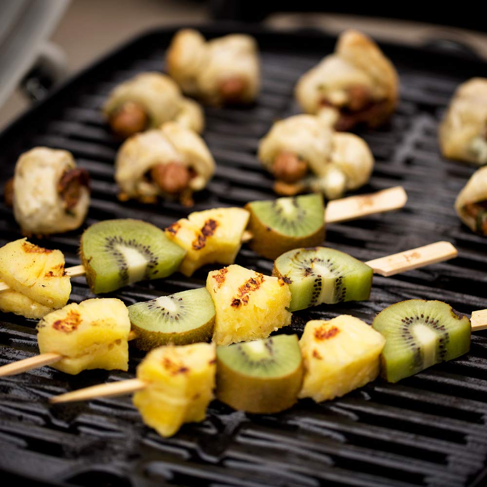 Weber Q1200 portable travel grill ready for tailgates.