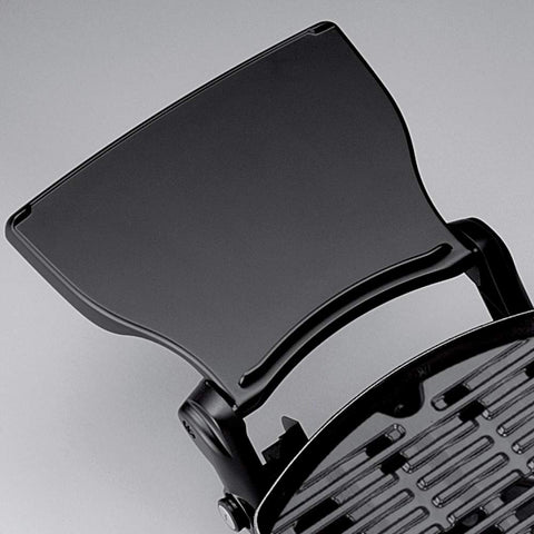 Weber Q1200 red folding side table provides workspace