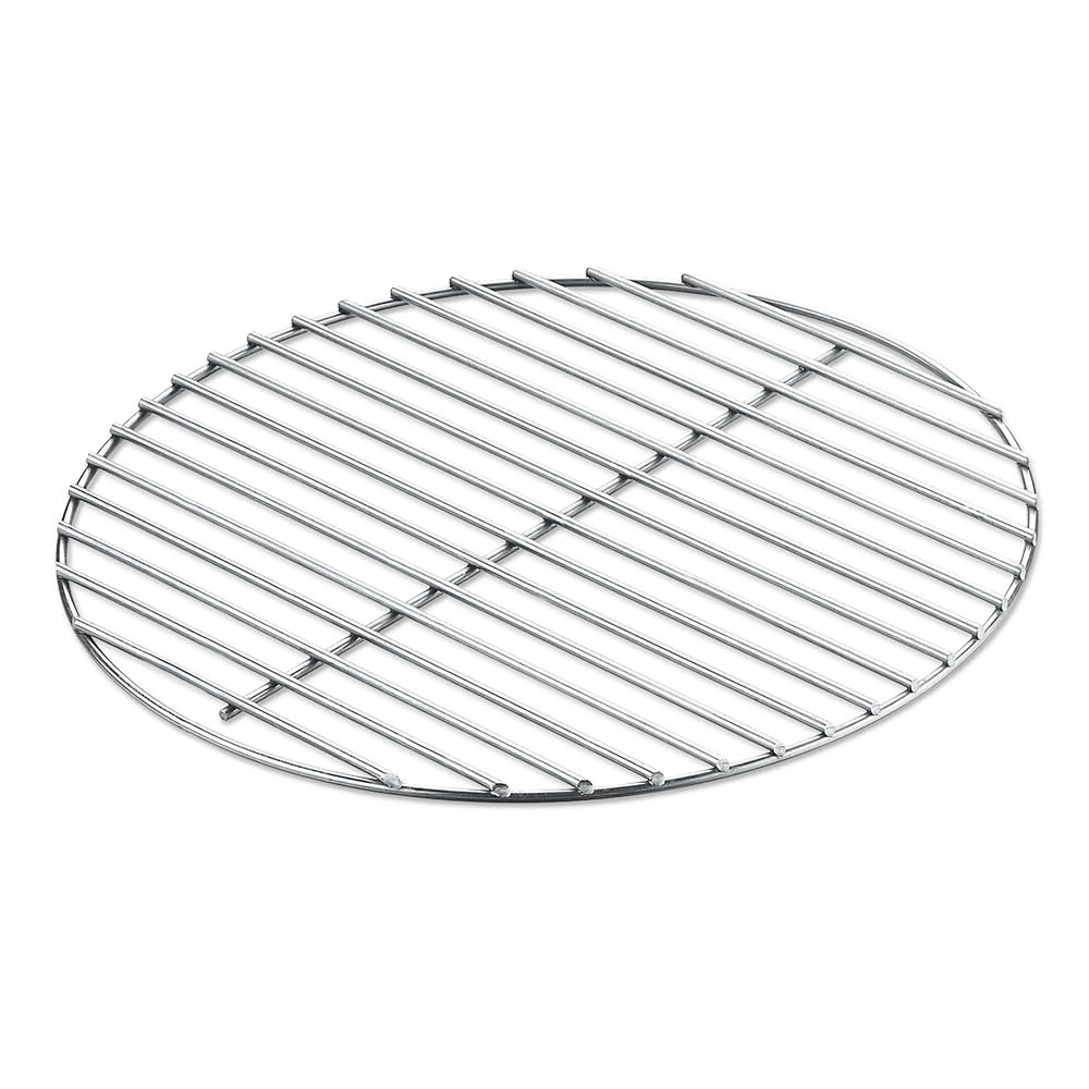 Weber replacement charcoal grate 13.5-inch supports even briquette layout for steady heat.