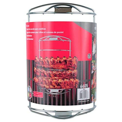 Fits Weber 18.5-inch charcoal grills and larger gas grills.