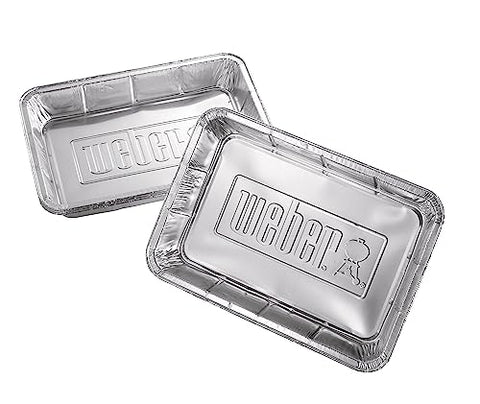 Weber roast turkey drippings use with aluminum pans