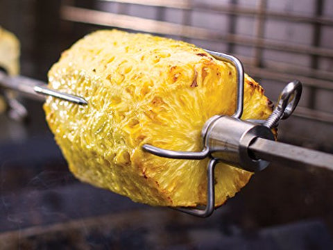 Weber rotisserie dimensions graphic communicates size and footprint.