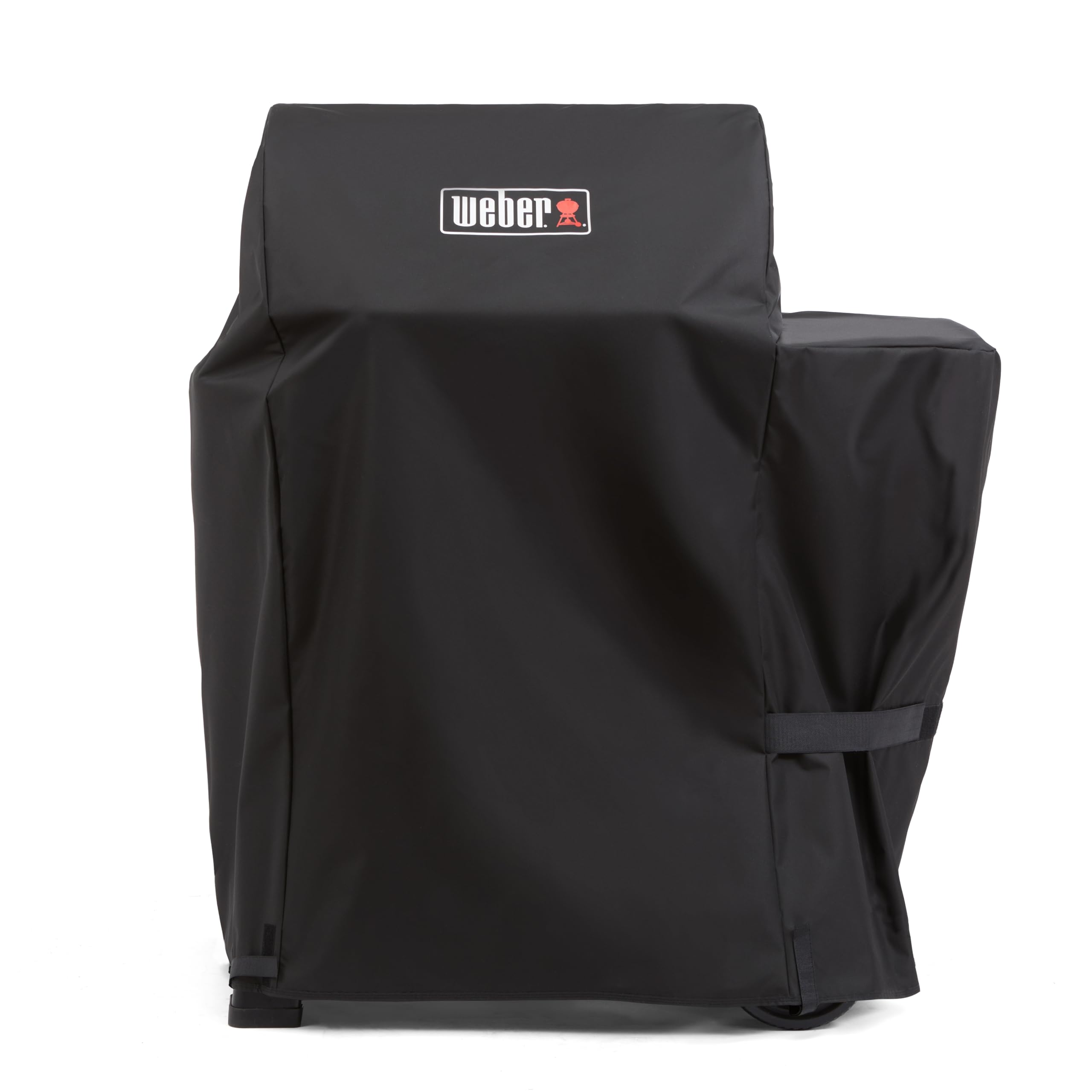 Weber Searwood 600 cover front view showing weatherproof protection