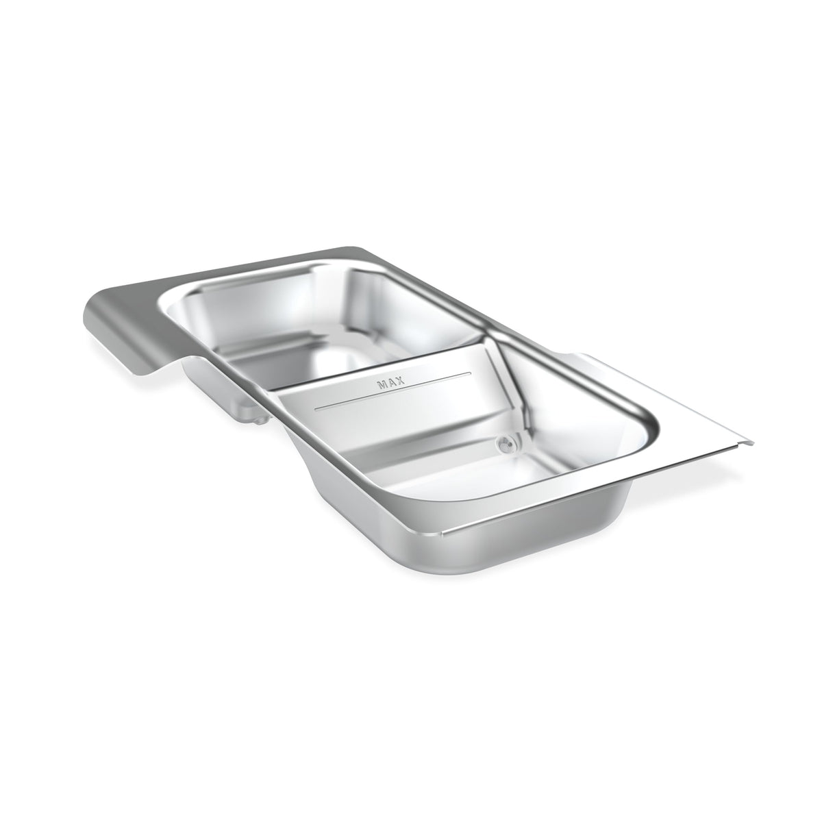 Weber Searwood Wet Smoke Pan on a grill adds moisture for juicier meat.