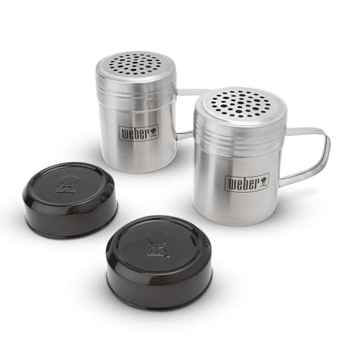 Weber Smashed Burger Spice Shaker collection ready for spill-free seasoning.