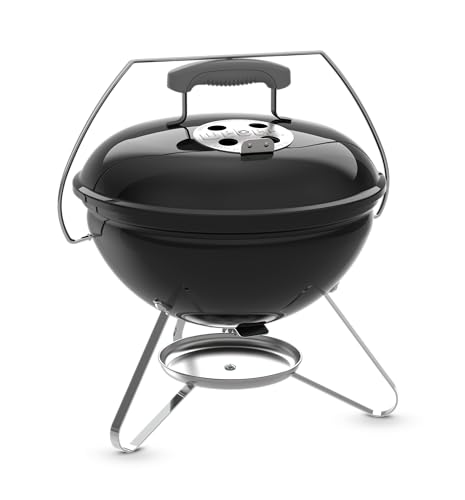 Weber Smokey Joe 14in porcelain enamel finish resists scratches and rust.