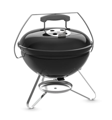 Weber Smokey Joe 14in porcelain enamel finish resists scratches and rust.
