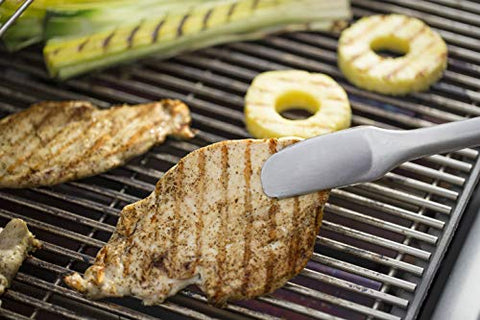 Weber soft-touch grip design enhances comfort during grilling