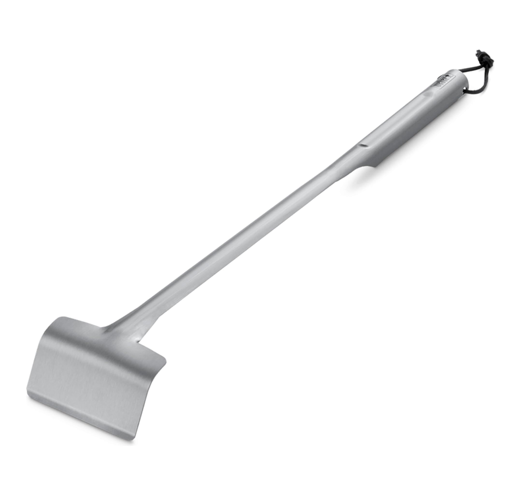 Close-up of Weber tool-hooks in heavy-duty plated steel for durable grilling.