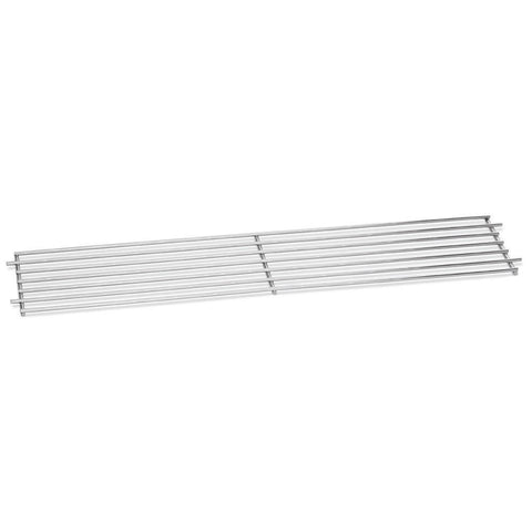 Weber warming rack on grill, heavy-duty plated steel for even warming