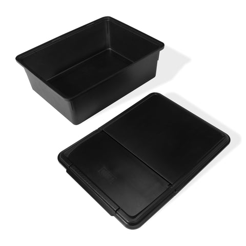 Open cart bracket mounting enables below-grill storage during grilling.