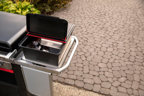 Durable, weather-resistant construction keeps tools organized outdoors.