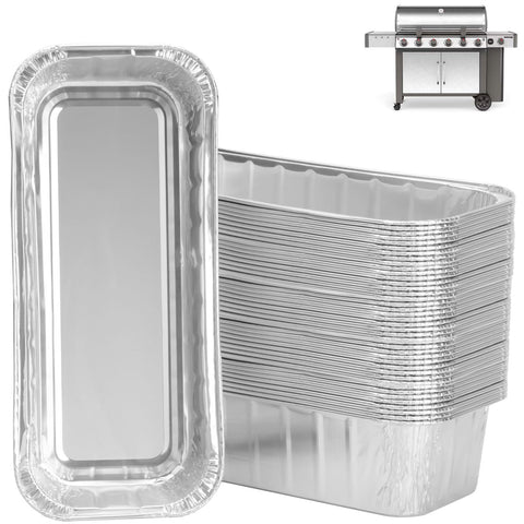 WEBROIL grease catcher pans foil tray for quick grease disposal