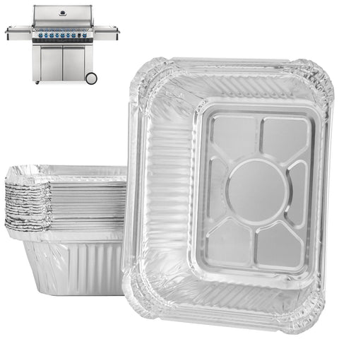WEBROIL 62007 grease tray on Napoleon grill for easy cleanup.