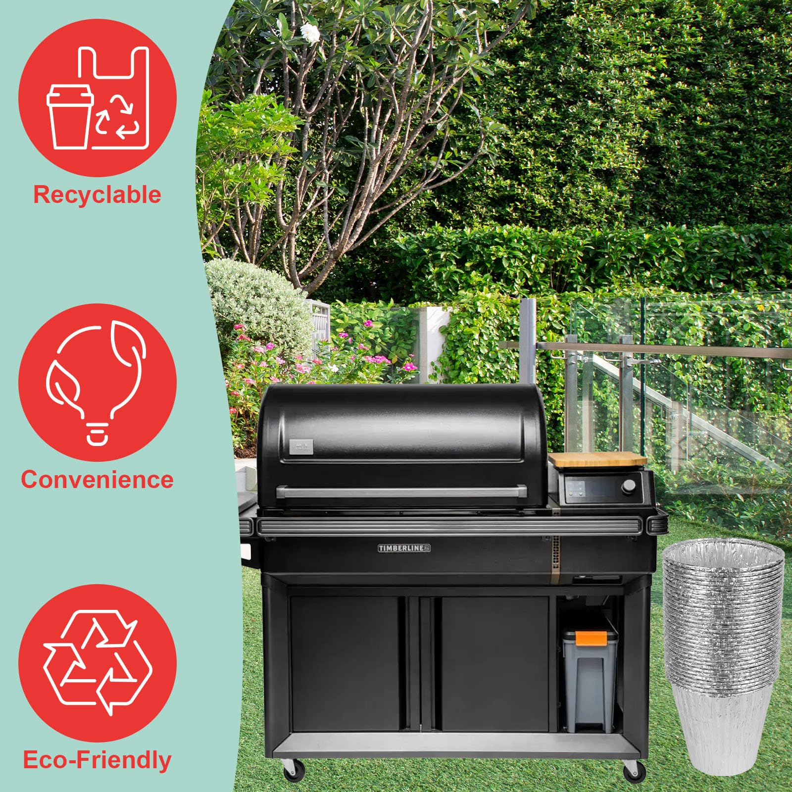 WEBROIL BAC608 30-pack packaging for convenient stock and ready-to-use liners