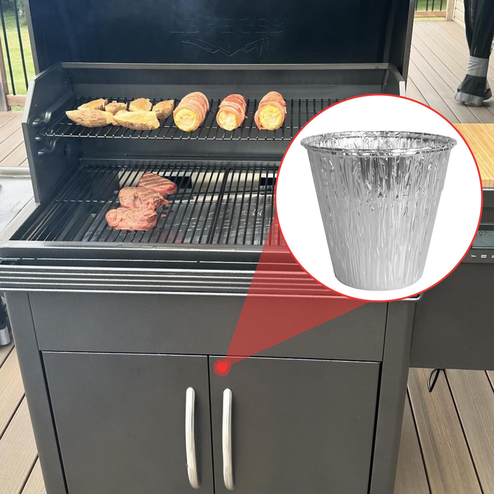 WEBROIL BAC608 liner ideal for travel-ready barbecue setups
