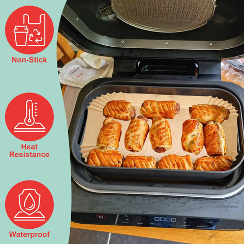 WEBROIL Easy-clean liners and dishwasher-safe basket cut cleanup time