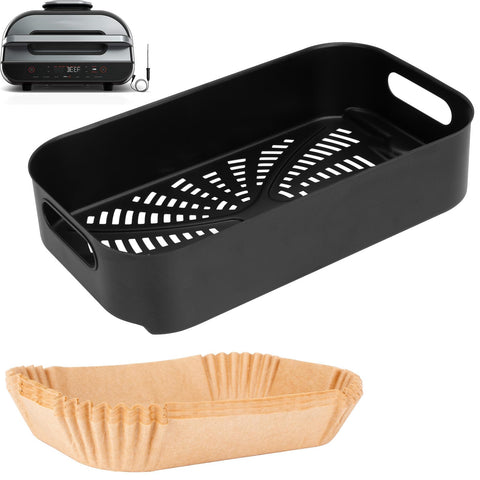 WEBROIL Foodi XL crisper basket for Ninja FG551 enhances even air frying