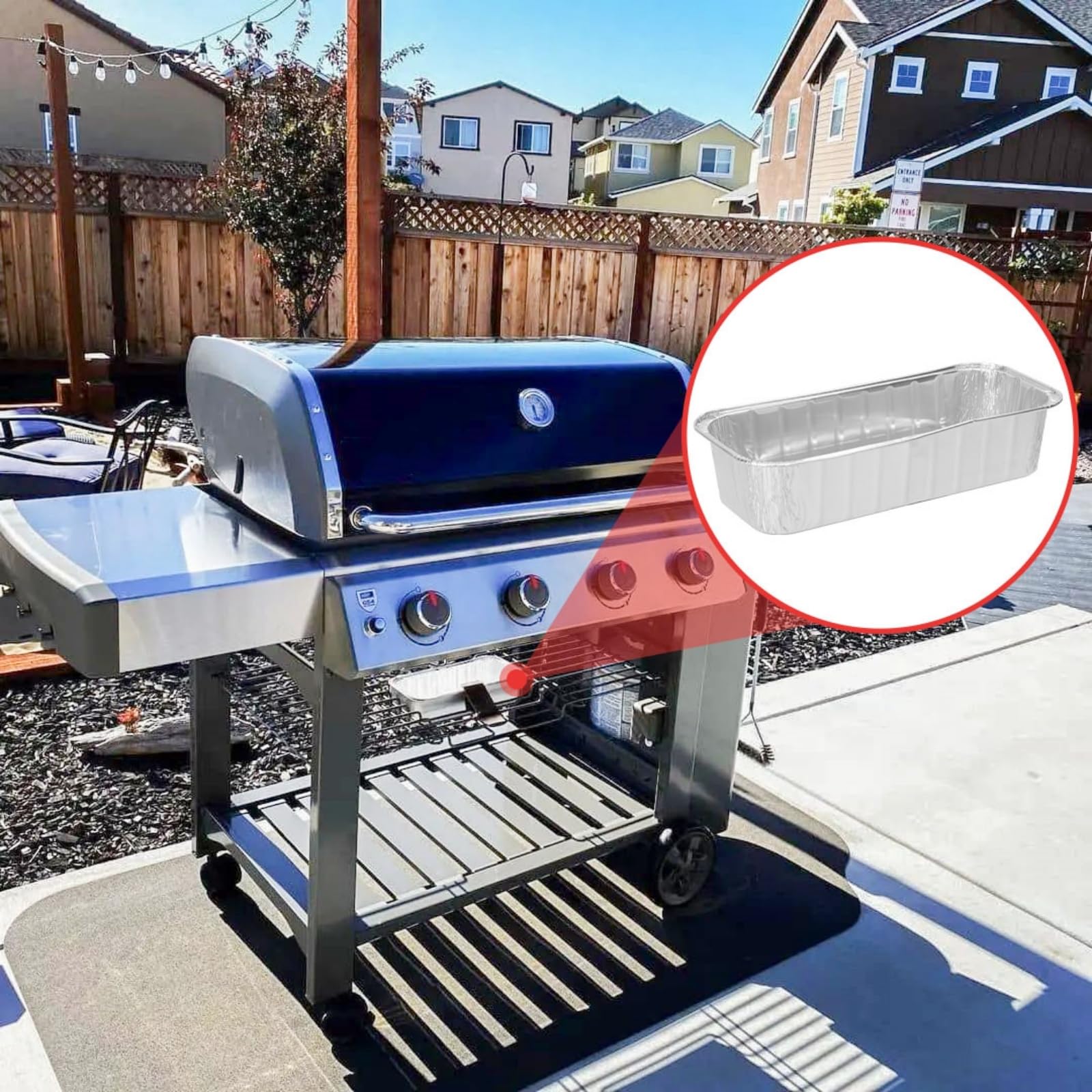 WEBROIL grill liner 11 x 5 inches for versatile use