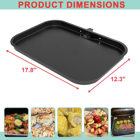 WEBROIL Ninja Woodfire Pro XL setup with griddle for versatile outdoor cooking.