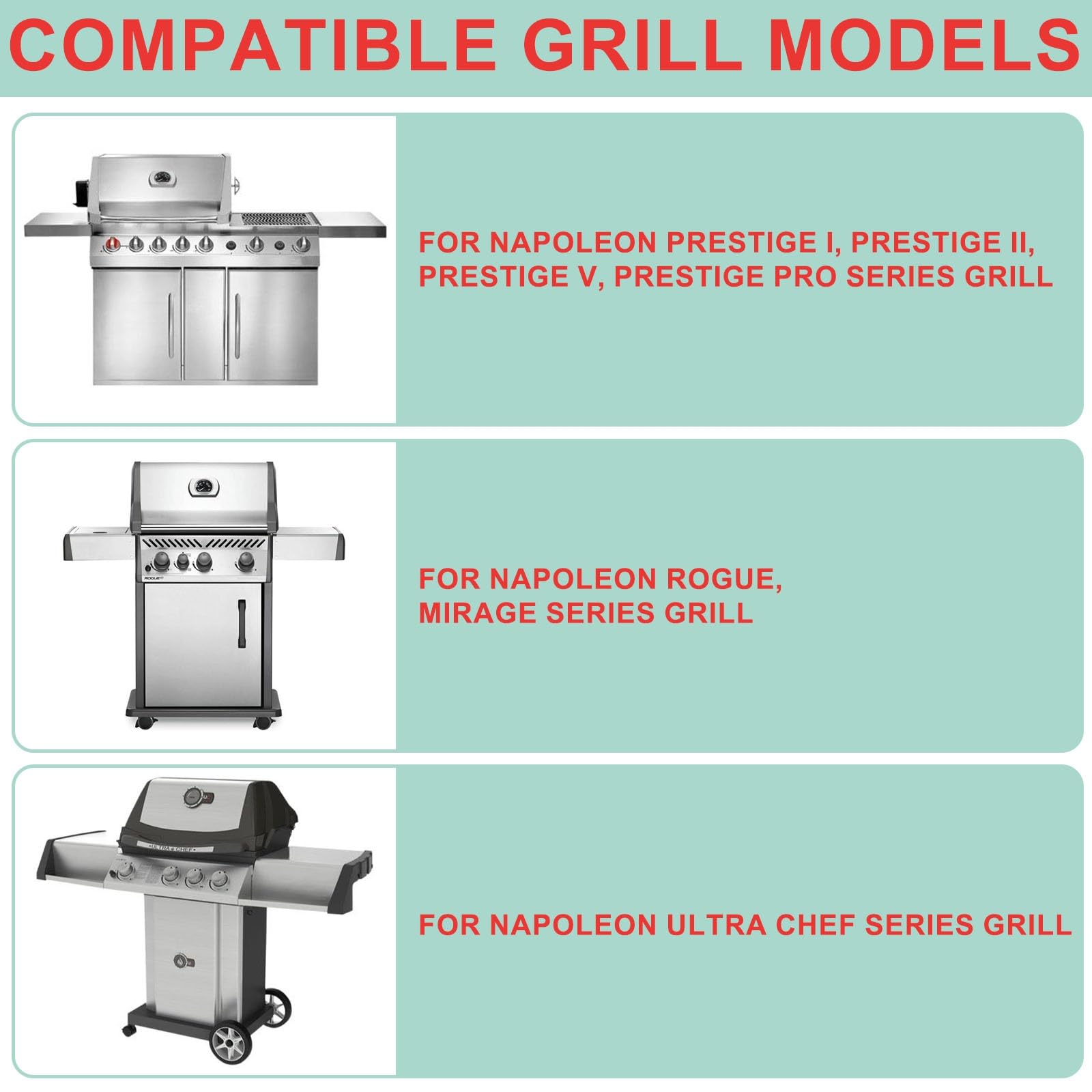 Precise-fit liner sits in 6x5 inch pan for Napoleon grills.