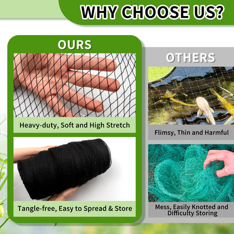 Webuys Bird Netting dense mesh detail blocks pest access
