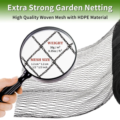 Webuys Bird Netting zip ties enable quick, tidy setup