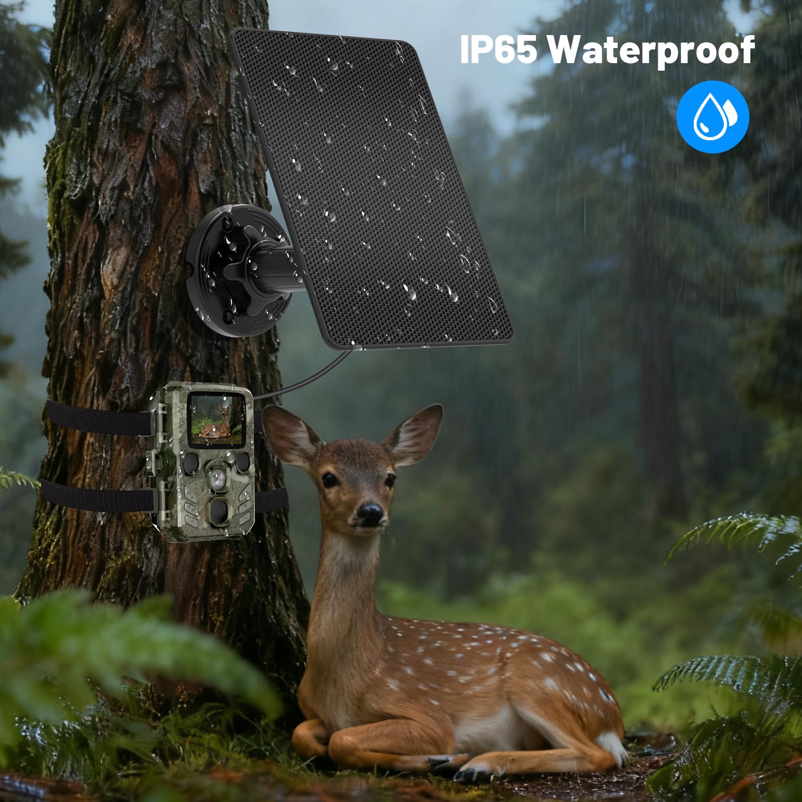 WECOOL 360-degree adjustable mount helps align sun exposure precisely