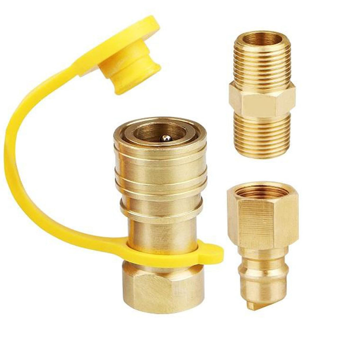 WedFeir 3-8 inch natural gas quick-connect fittings kit for easy outdoor grilling connections