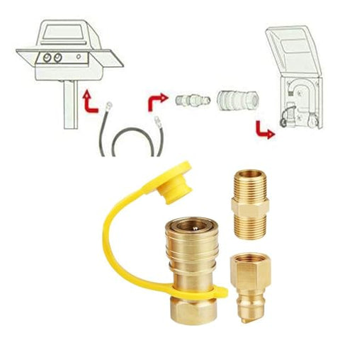 WedFeir 3-8 inch quick-disconnect plug enables fast, secure gas line setup