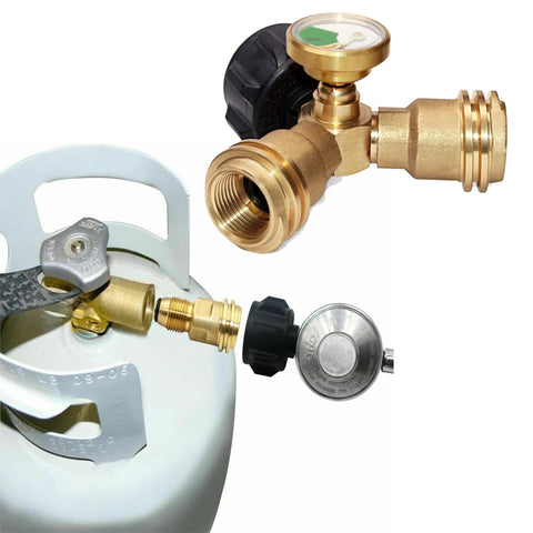 WedFeir Hooshing adapter enabling BBQ grill and camping stove setup