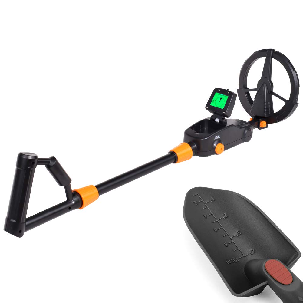 Wedigout kids metal detector front view for easy treasure hunts