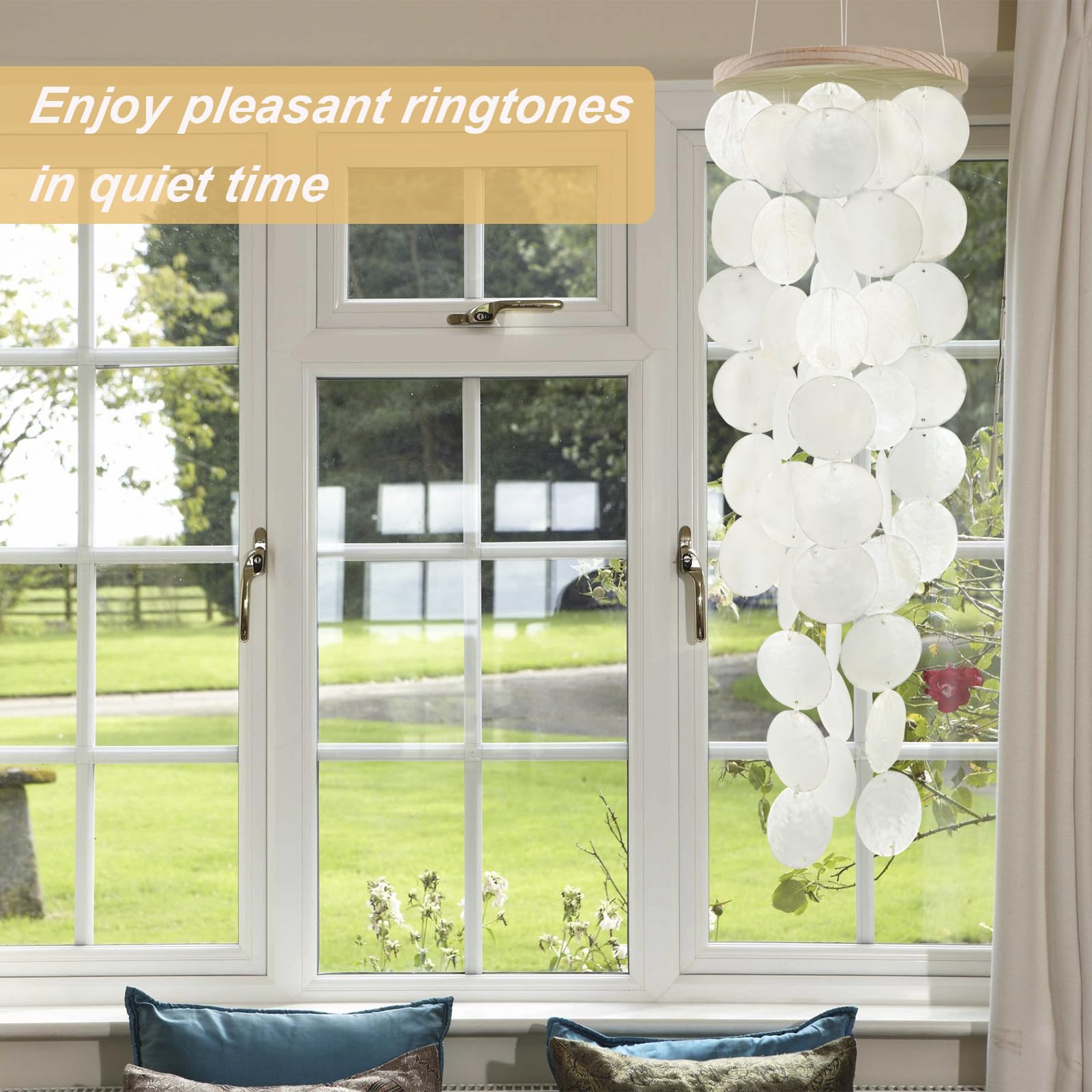 WeDoSoy handcrafted wind chimes suit indoor and outdoor spaces beautifully.