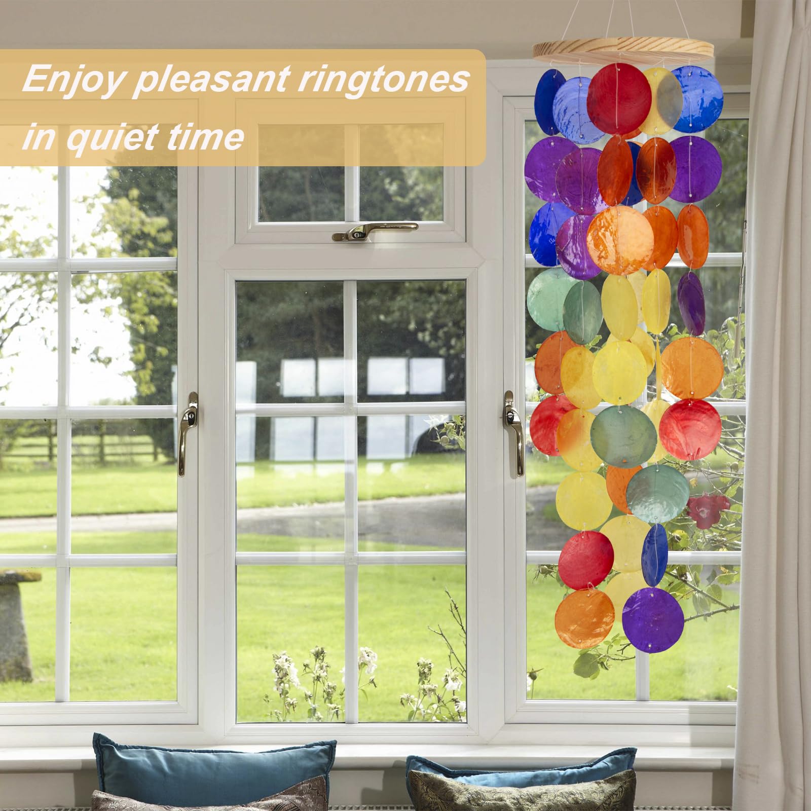 WeDoSoy windchimes coastal decor suited for indoor or outdoor spaces