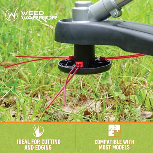 WEED WARRIOR MaxPower PivotTrim line spool includes premium pre-cut line.