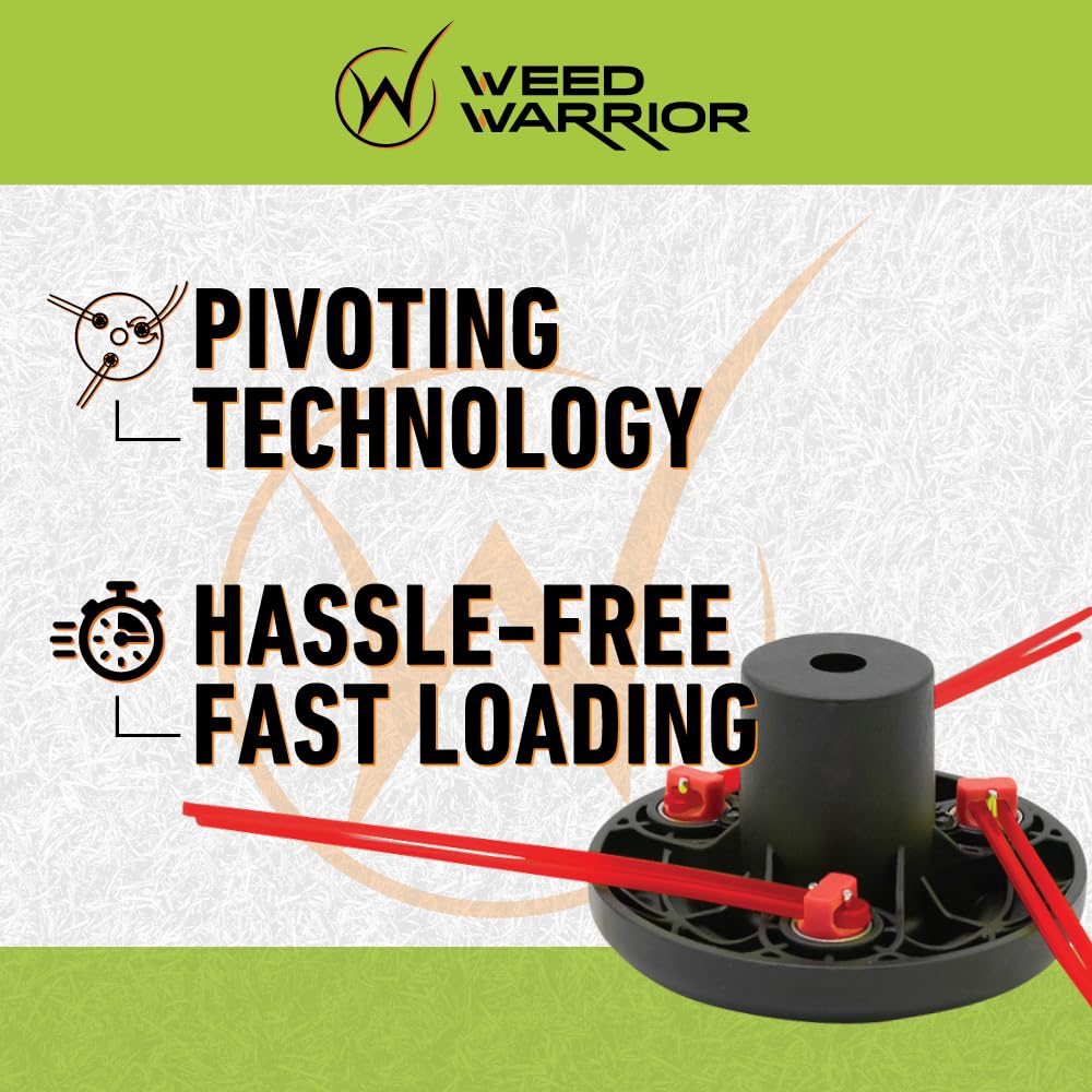 WEED WARRIOR MaxPower PivotTrim metal closeup reveals sturdy construction.