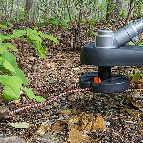 Weed Warrior Pulverizer Twist line cutting action demonstrates clean trims.