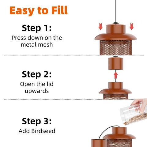 WeeFeetc durable outdoor-metal construction resists chewing and weather.